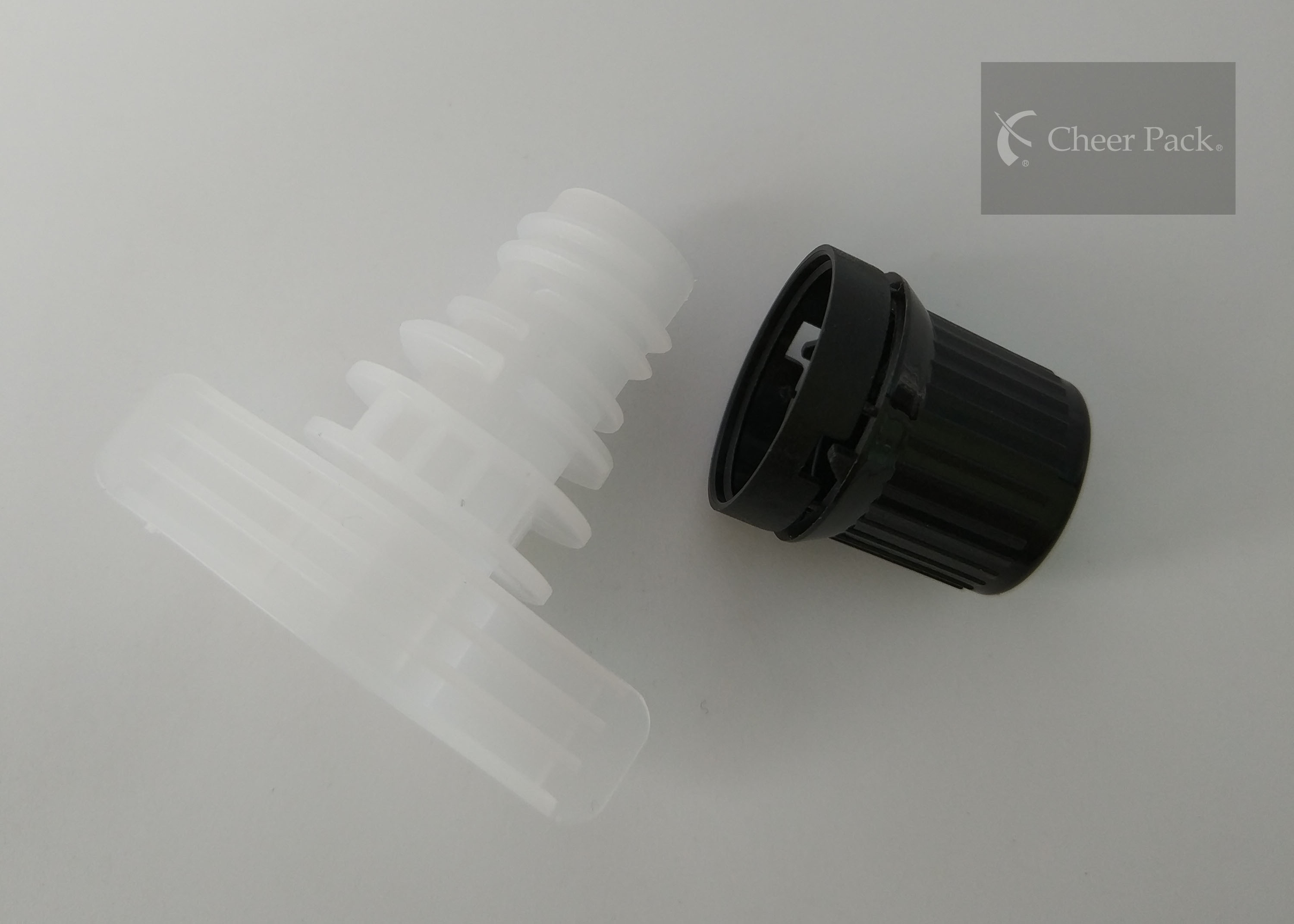 Diffirent Color Bottle Spout Cap For Doypack Packaging , 16mm Diameter