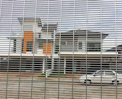 High Security Anti Climb Fencing for Road Perimeter