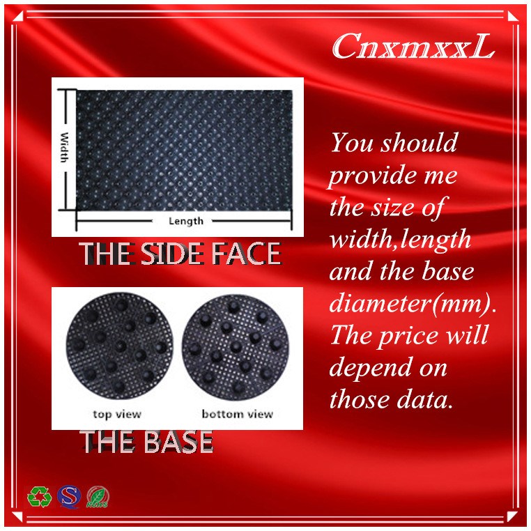 HDPE material black plastic root control pots for Oak