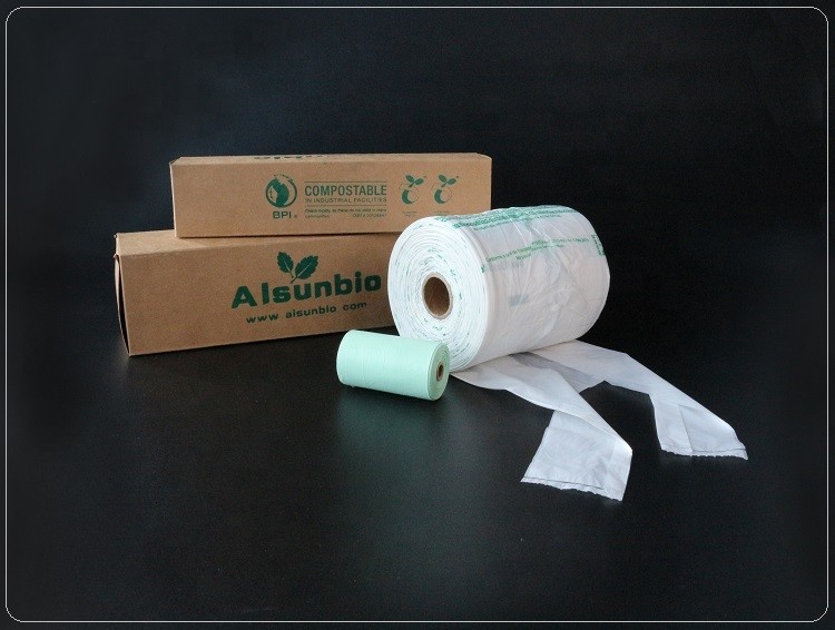 Customized Green Biodegradable Bags Compostable Liner bags for Cookie