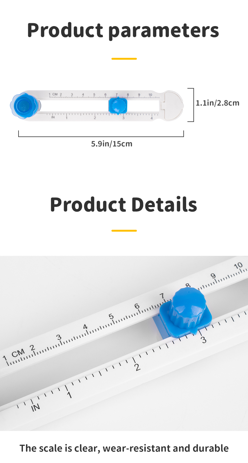 Metal Plastic Circle Paper Trimmer Zequan 360 Mini Round Paper Cutter for Multiple Sizes