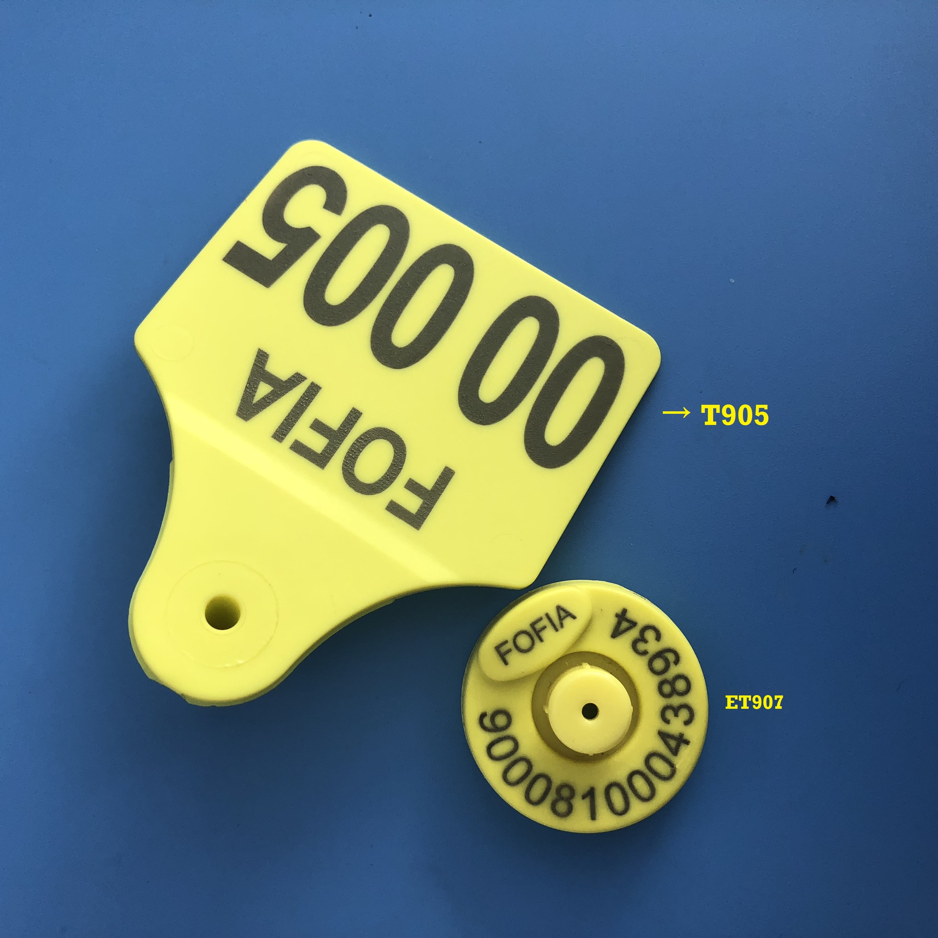 Round Electronic Ear Tags Cattle Identification Animal Ear Tags Personalized Livestock Identification Tags