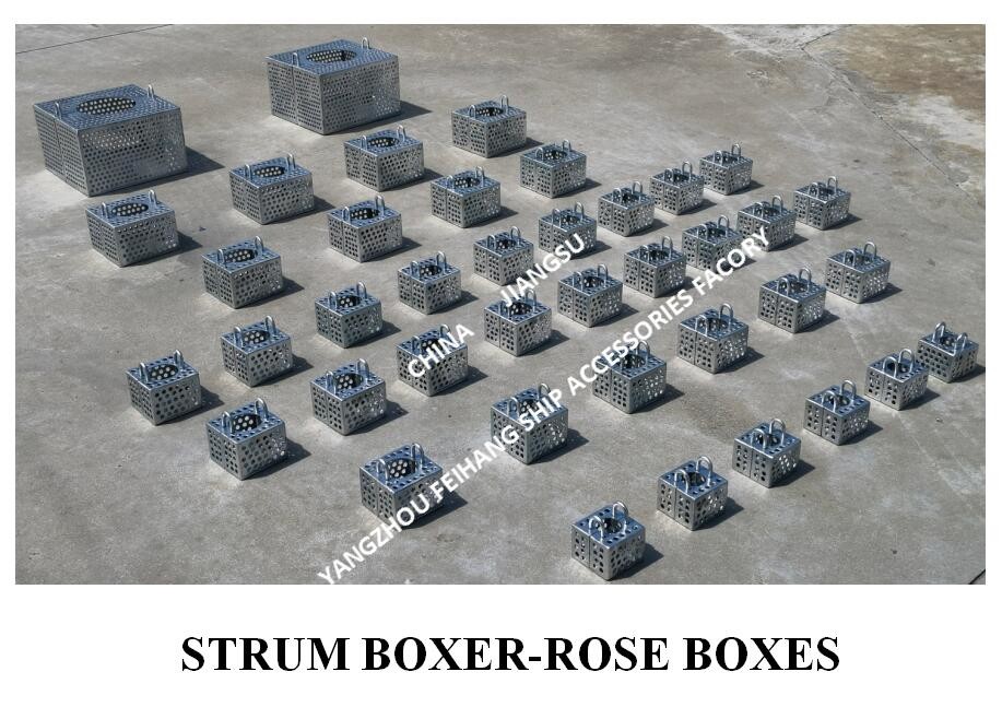 Stainless Steel Filter Rose Box For Bilge Line FH-100A JIS F7206 Mesh 10mm