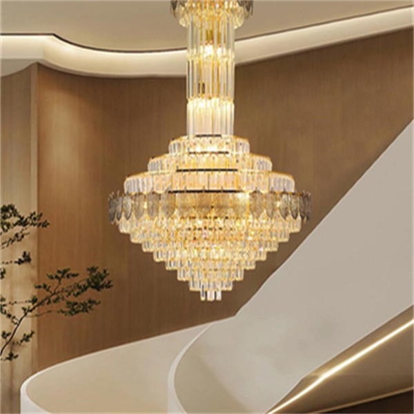 Modern Design Elegant Noble Classic Luxurious Golden Interiorcrystal Chandelier 85V-265V