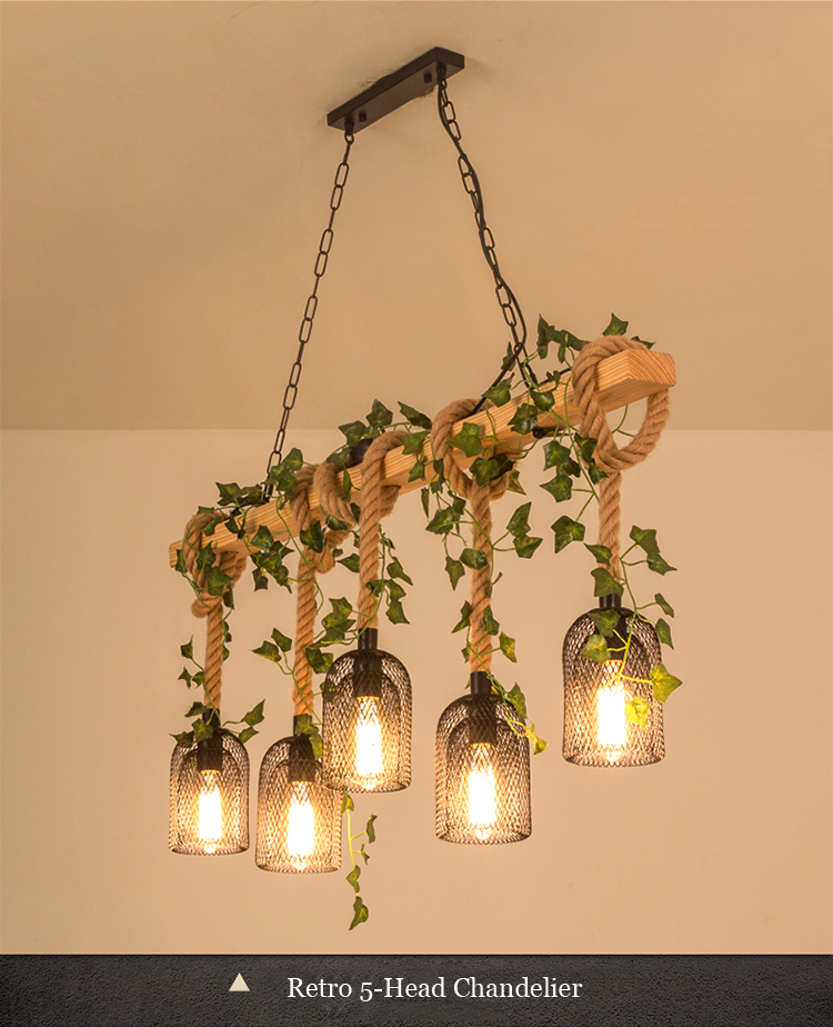 Loft Vintage Chandelier Light Industrial Headlight Store Dining Room retro light(WH-VP-220)