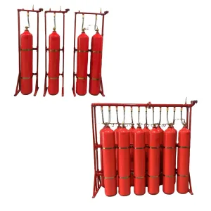Pipe Network CO2 Fire Suppression System High Efficiency Fire Protection With