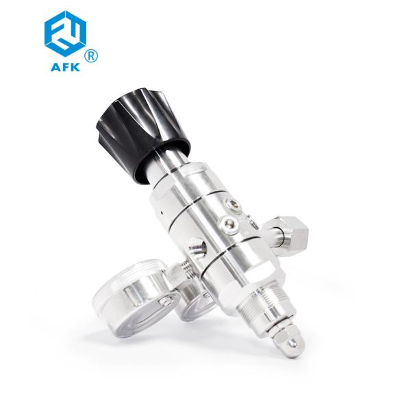 Nitrogen Helium Propane Gas Pressure Reducing Valve Stainless Steel High