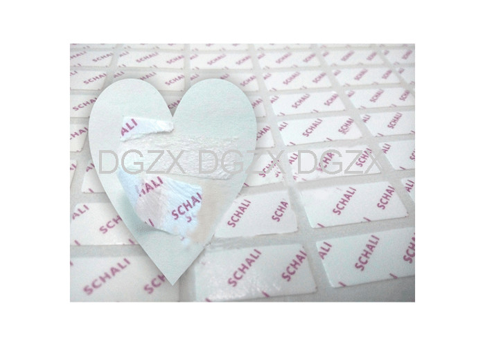 Package Seal Foam Destructible Printable Product Labels For Permanent Warning