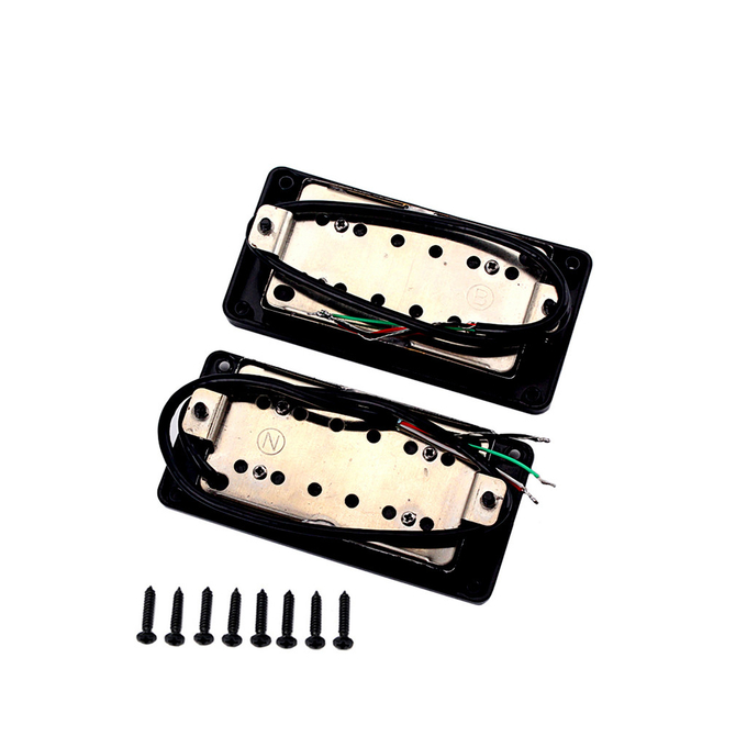 Alnico 5 Electric Guitar Humbucker With Cupronickel Cover 5-Conductor PVC Magnet Wire