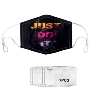 KN95 Effect Printed Reusable Face Mask With PM2.5 Filters