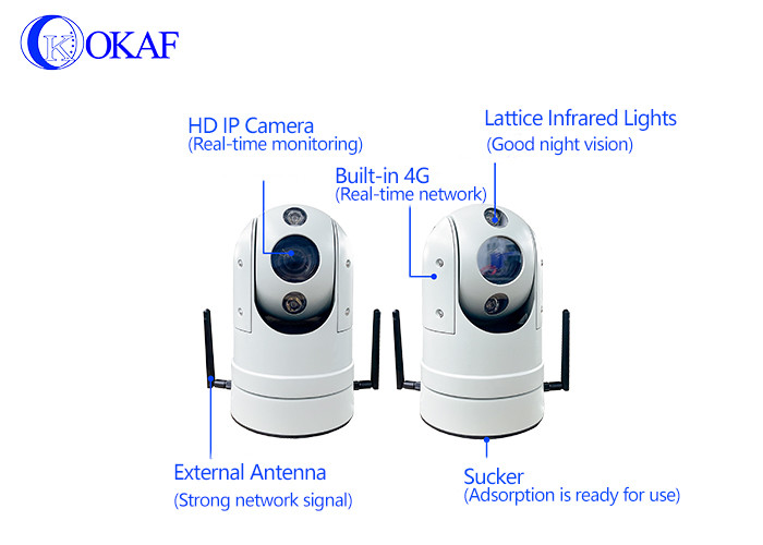 4G 1080P IR Auto Tracking PTZ IP Camera Security Dome CCTV Camera