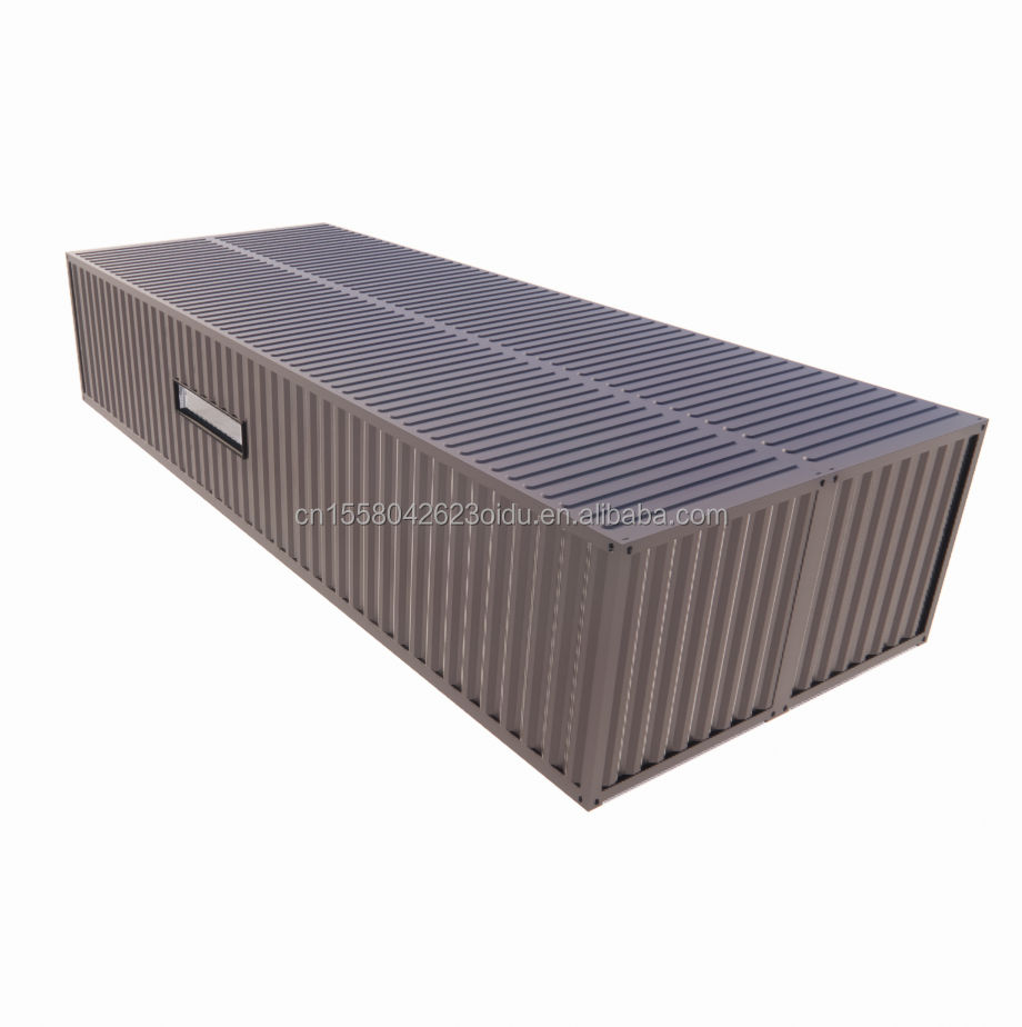 Main Structure Galvanized Steel Square Tubes Luxury 2 Bedrooms Flat Container Module for Convenient House in 20ft or 40ft
