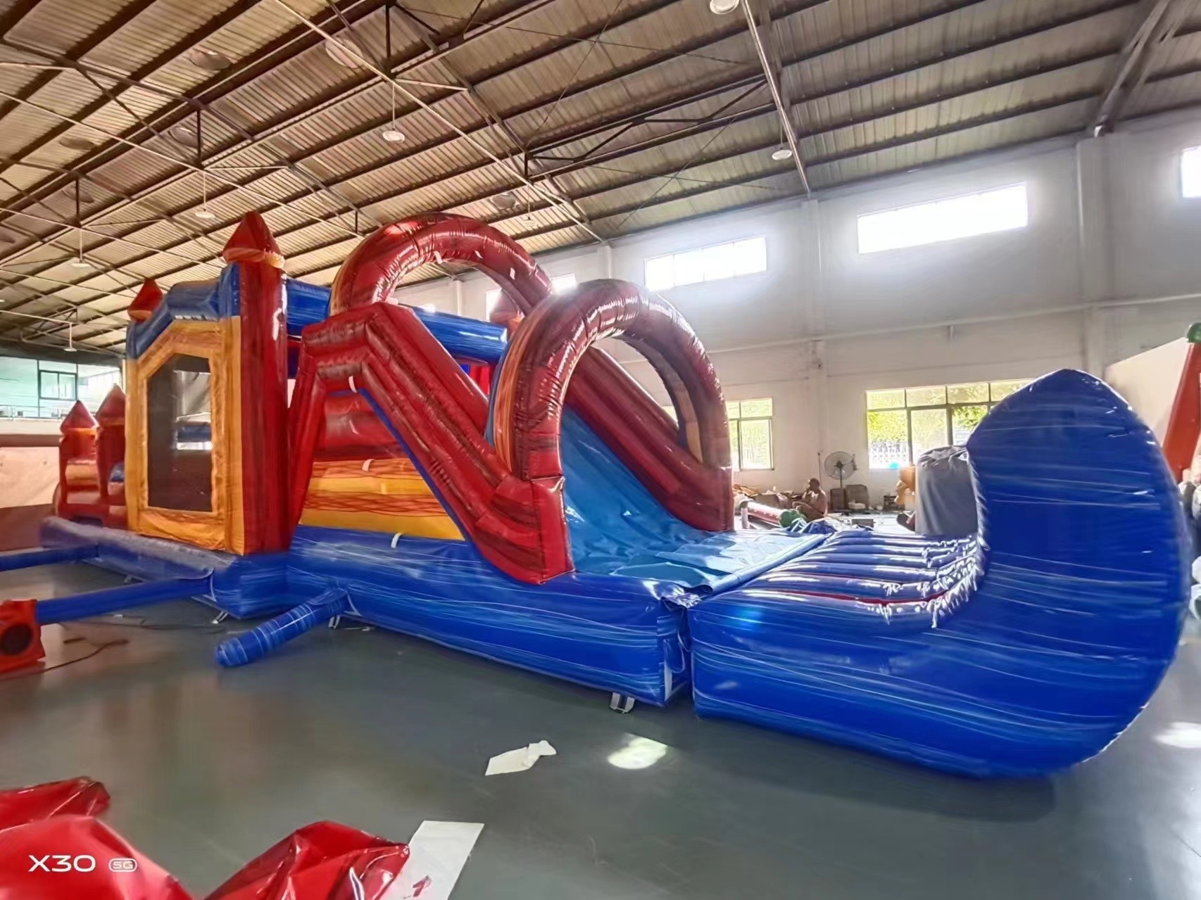  Children Inflatable Bounce House And Slide Customized With Pool Stopper Manufactures