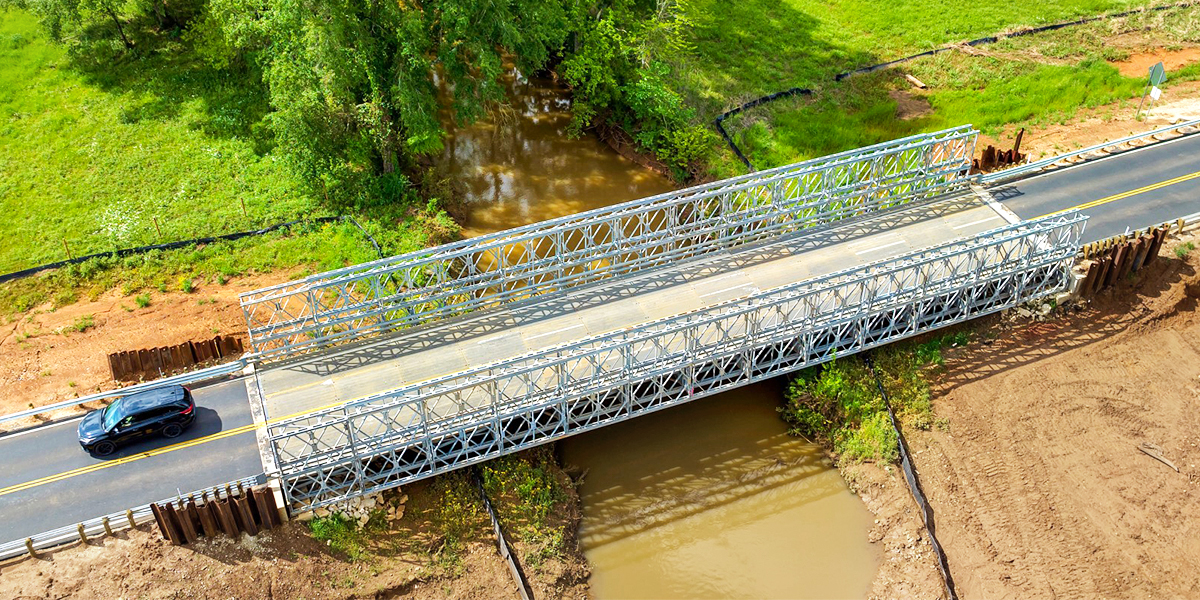 Fast Construction Truss Bailey Bridge With Tolerance ±1% And Q355/Grade 350/ASTM A992
