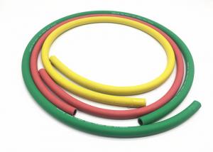  Green Yellow Red Color Two Layers Polyester Fiber Braided Rubber Air Hose Manufactures