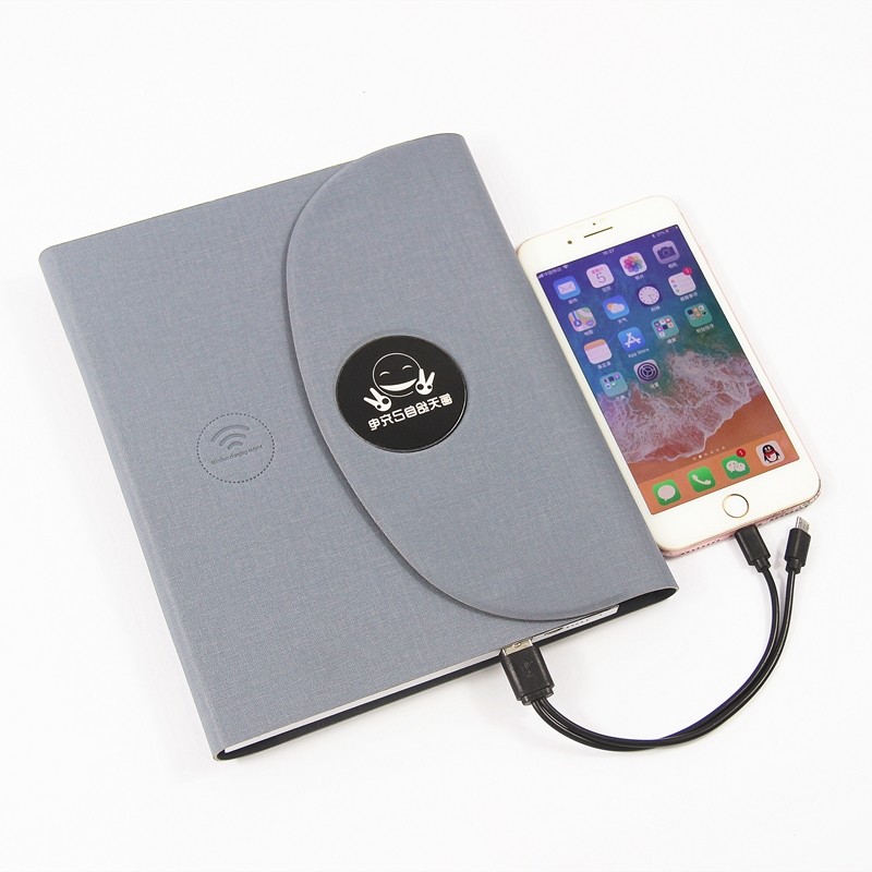 Wireless Charging Power Bank Notebook Office Pro A5 Reusable Multiscene