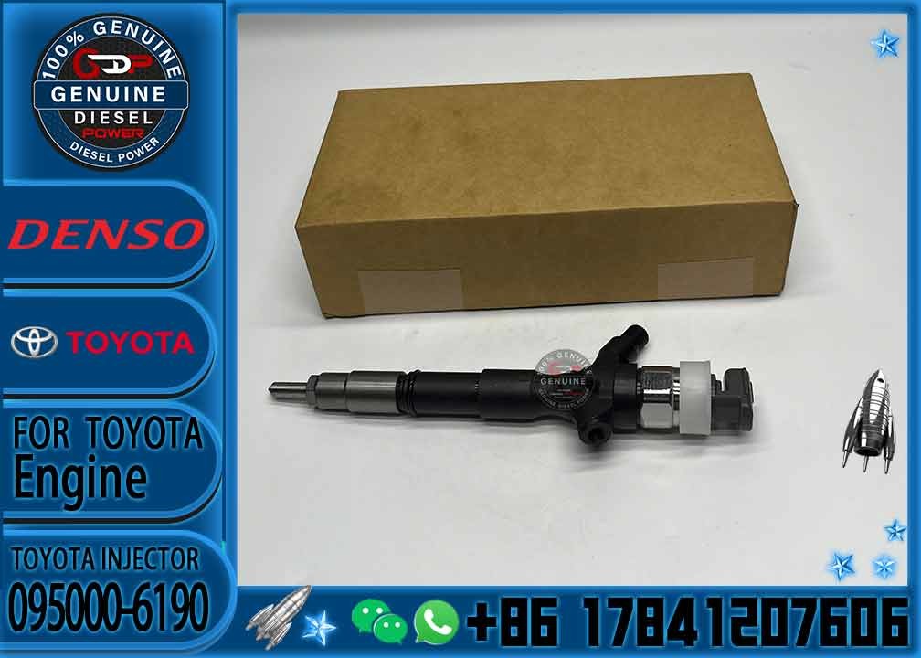 High Quality New Common Rail Injector Diesel Fuel Injector Nozzle Assembly 095000-6190 23670-30100 For TOYOTA Engine