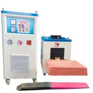 80kHz-150kHz Frequency Vertical Type Induction Heating Machine with 6000/Month