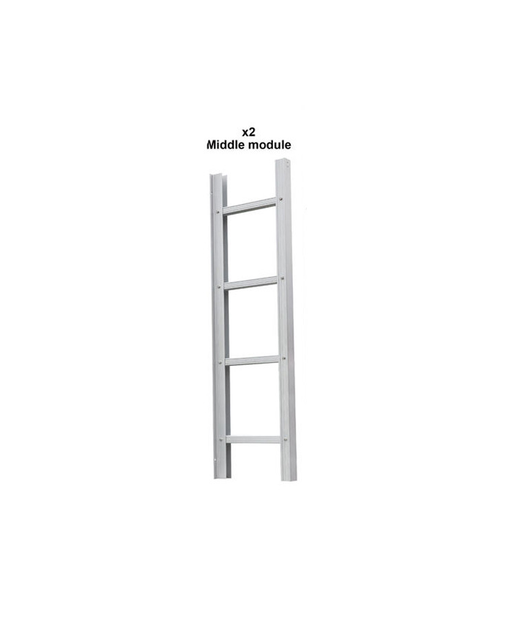 Emergency Aluminum Fire Escape Ladder For Quick Escape Stable Performance