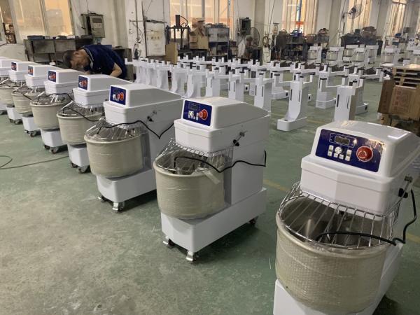 Frequency Changer Spiral Dough Mixer 20 Liter Commercial Tow Double Motions