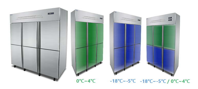Restaurant Commercial Stainless Steel Upright Freezer 1350L