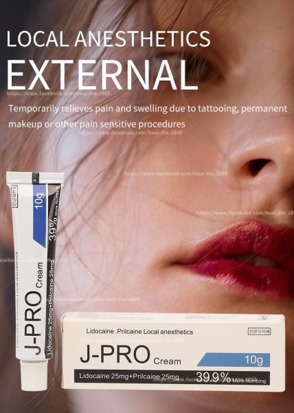 J Pro Tattoo Licocaine numb Cream 10g Stop Pain Anesthetic Cream For Waxing