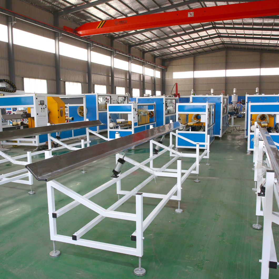 High Output HDPE PP Water Supply Pipe Extrusion Production Line 50-160 mm