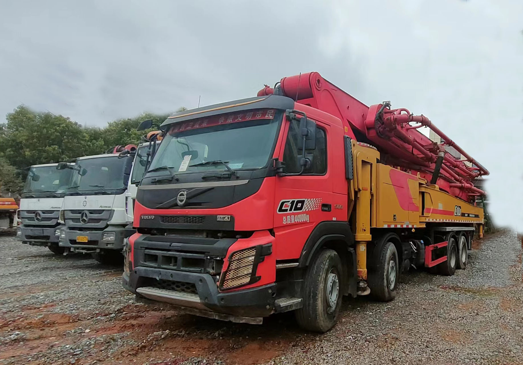 Diesel Used Concrete Pump Truck Used Sany Trailer Stationary Concrete Pump 18mpa