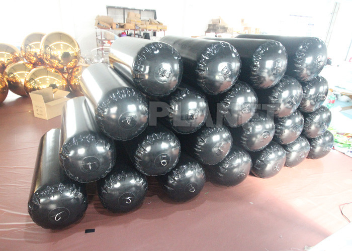 Black PVC Inflatable Marine Boat Fender Holder Floating Dock Bumpers Boat Fenders