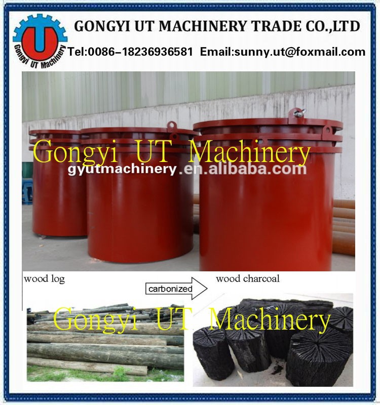 15kw Multi Function Biocarbon Carbonization Stove for Making BBQ Charcoal using Wood Logs