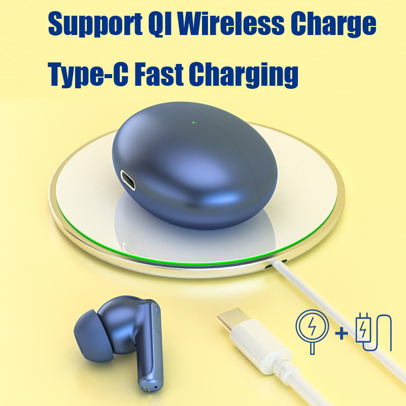 True Wireless Bluetooth Earphone HiFi Stereo In Ear Headphone ENC ANC Call Noise Reduction