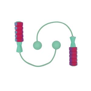 Colorful Anti Slip Adjustable Jump Rope EVA Foam Handles Skipping Rope Ball For