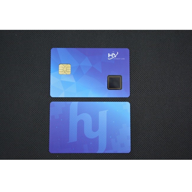  OTP Binding Embedded Fingerprint Credit Card 1.0mm Two Way Authentication Manufactures