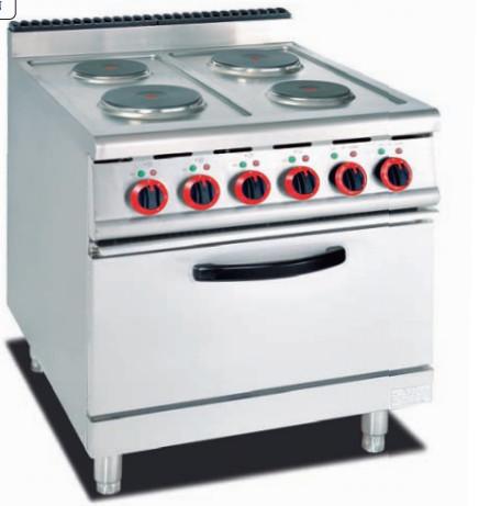 Heavy Duty Gas Cooker Stainless Steel Floor Standing Stove 52kg Commercial