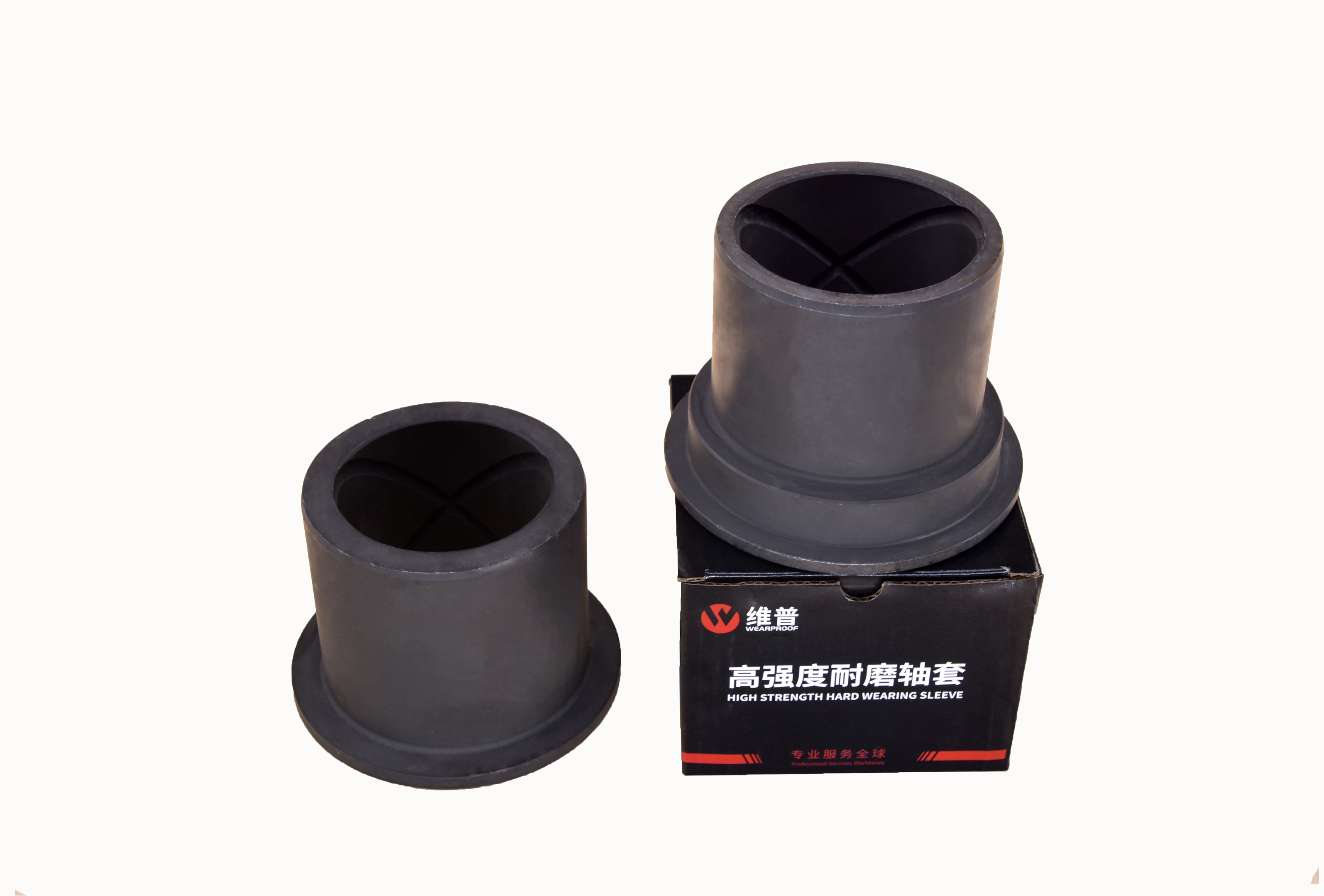 105mm Self Lubricating Sleeve Bushings , SY300.3-2C Flanged Sleeve Bushing
