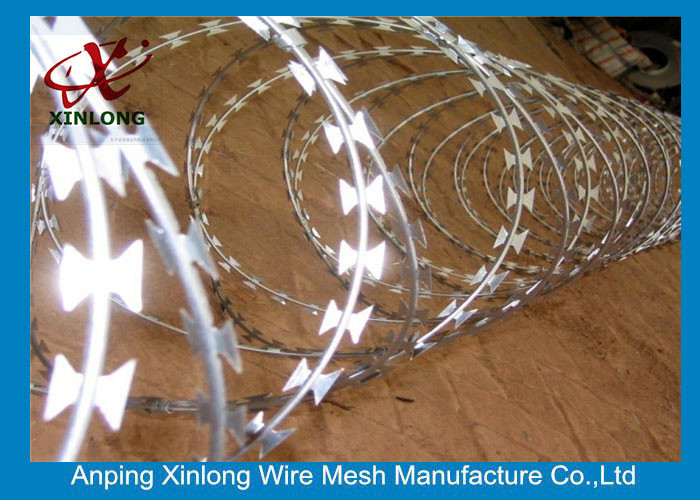 CBT BTO Razor Security Barbed Wire for Railway and Lawn with Single / Cross Coil