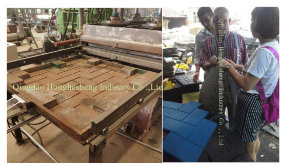 Vulcanizing Mould For Rubber Tile Making Line