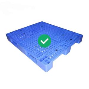 PE Stackable Warehouse Plastic Pallets 2000Kg Dynamic Load 130x110