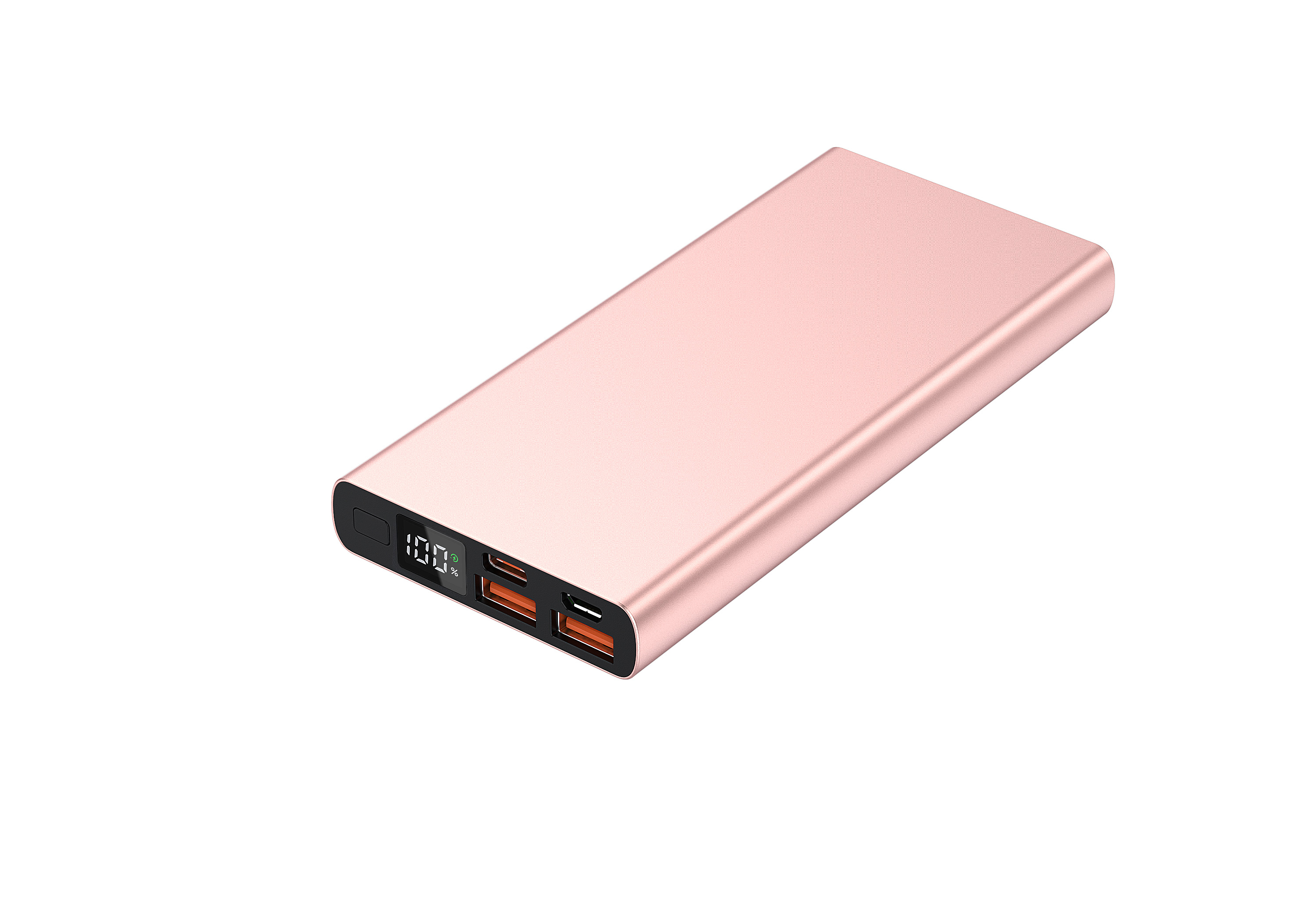 Quick Charge 3.0 22.5W 10000mAh/20000mAh Metal Power Bank for Mobile Devices Charging
