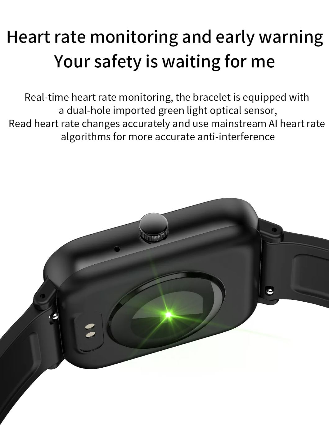 Fashionable Screen Blood Pressure Blood Oxgen Tracking Suit for Men Women H11 Smartwatch