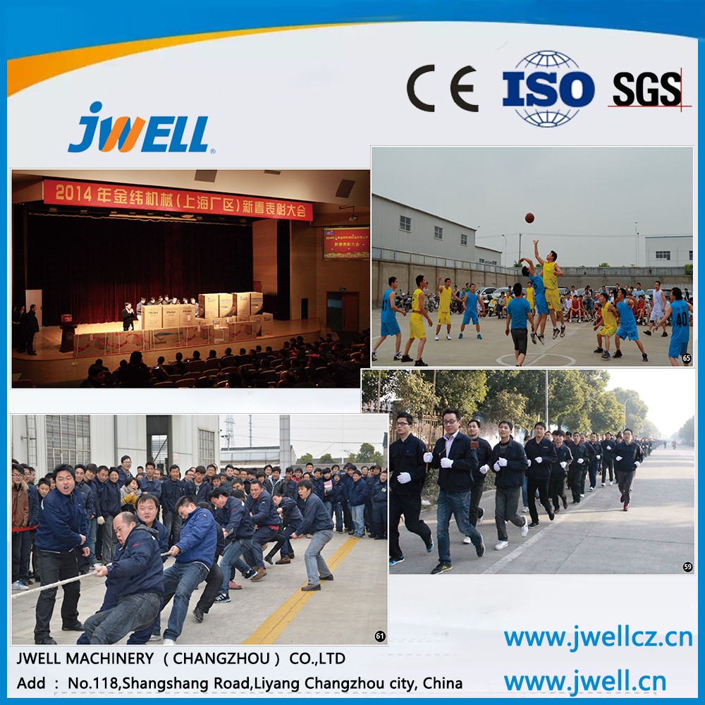 Jwell pvc ( WPC) fast loading board extrusion line for background panel