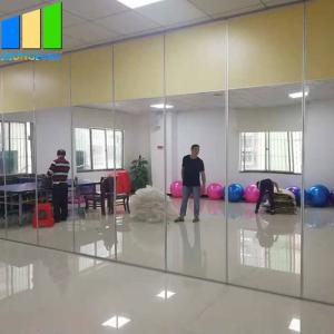 Flexible Mirror Movable Partition Walls Folding Sliding Partition With Mirror