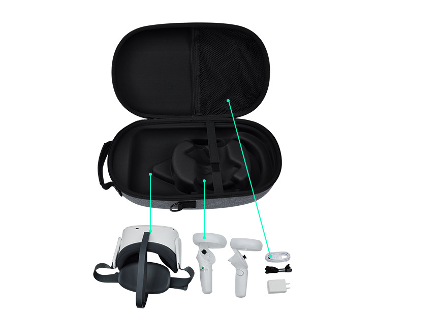 PICO NEO 3 VR eyewear case is a portable cross-body storage case