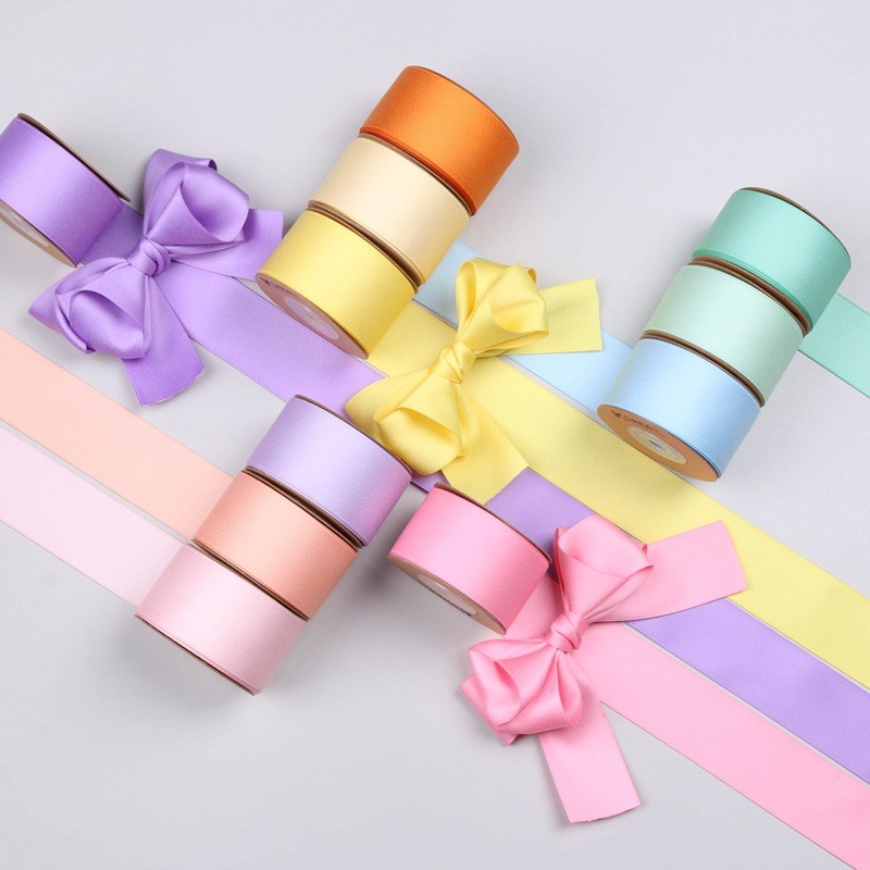 10mm-38mm*50y Polyester Cotton Ribbon Customized Color Cotton Ribbon