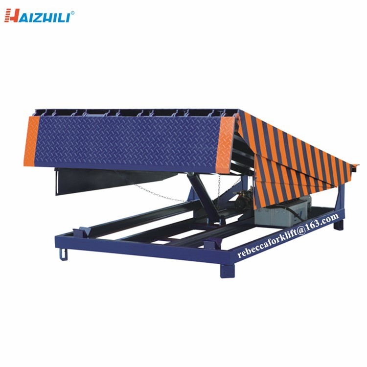 Warehouse loading bridge 8 ton stationary yard dock leveler in china