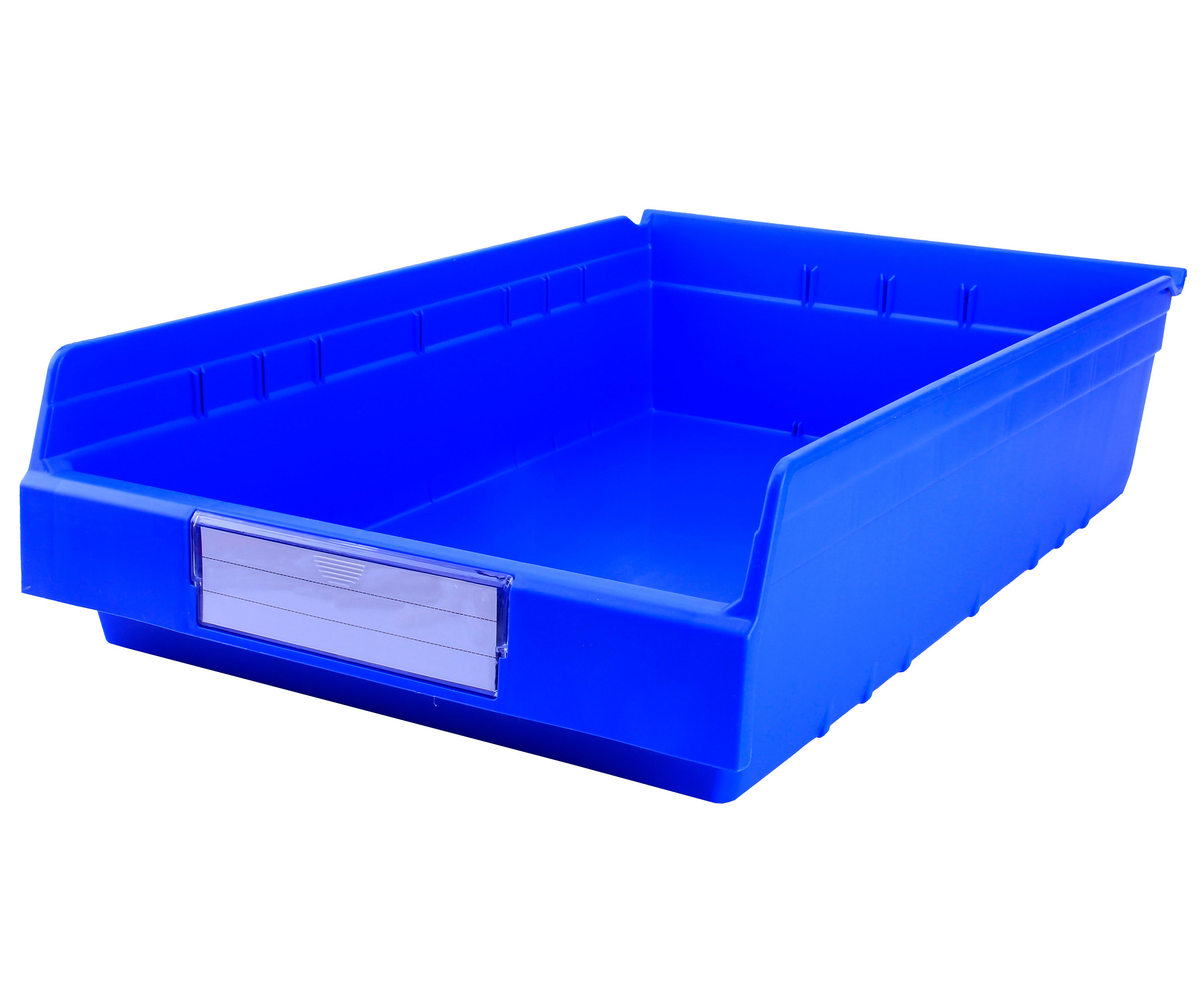 Customized Color Durable Storage Shelf Bins for Small Parts in Industrial Warehouse
