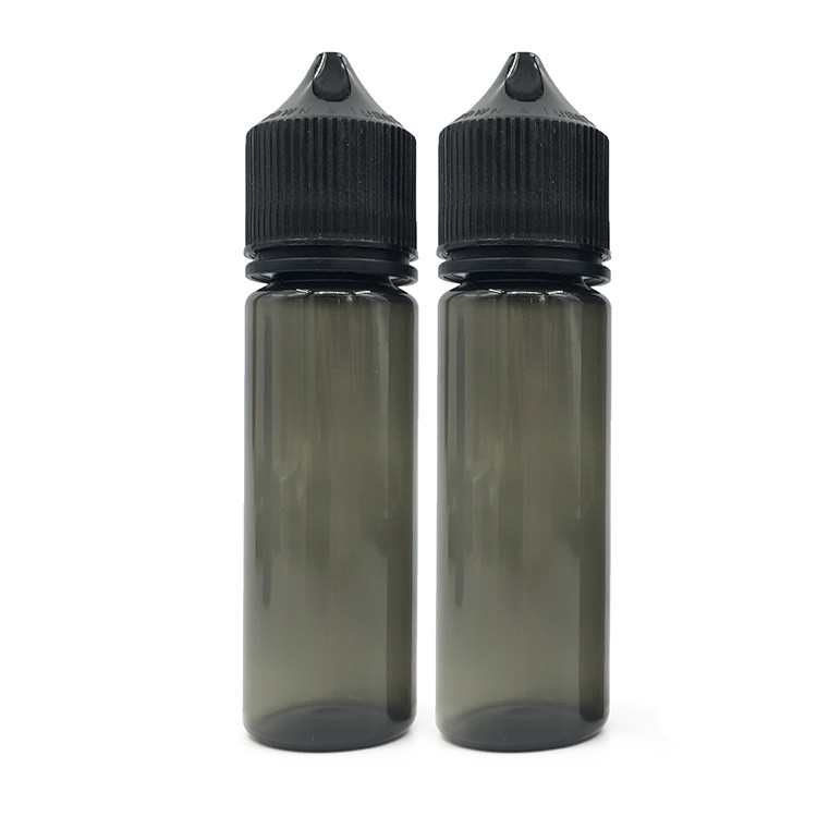 Capacity PET Custom Printed E liquid bottles Round Childproof