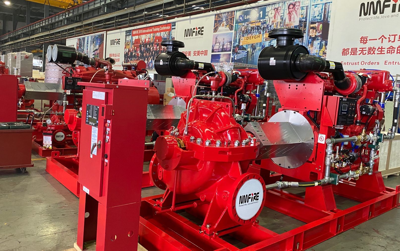 NFPA20 2000GPM Diesel Engine Centrifugal UL FM Approved Fire Pumps