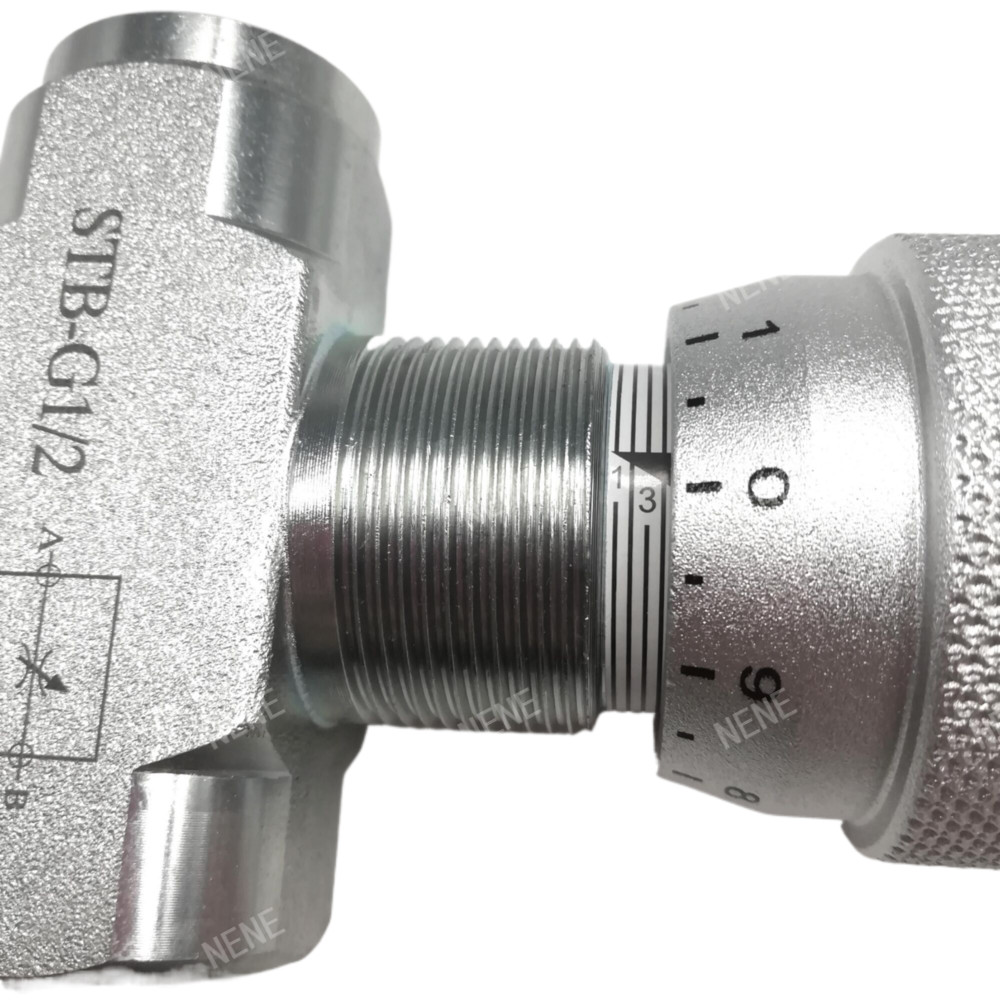 Throttle Valve STB-G1/2 High Pressure Resistant Flow Control Valve STB Hydraulic Throttle Valve