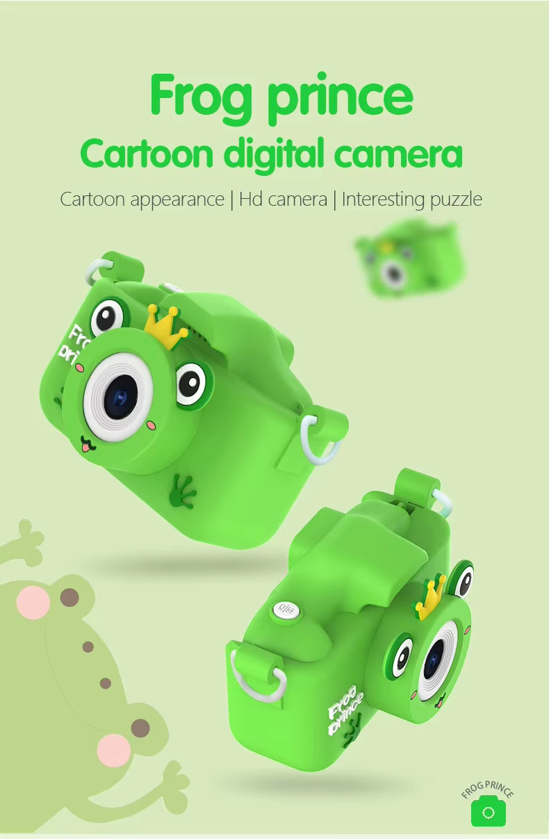 Mini Digital Camera X9S 1080P Video With Front And Rear Camera For Selfie Cartoon